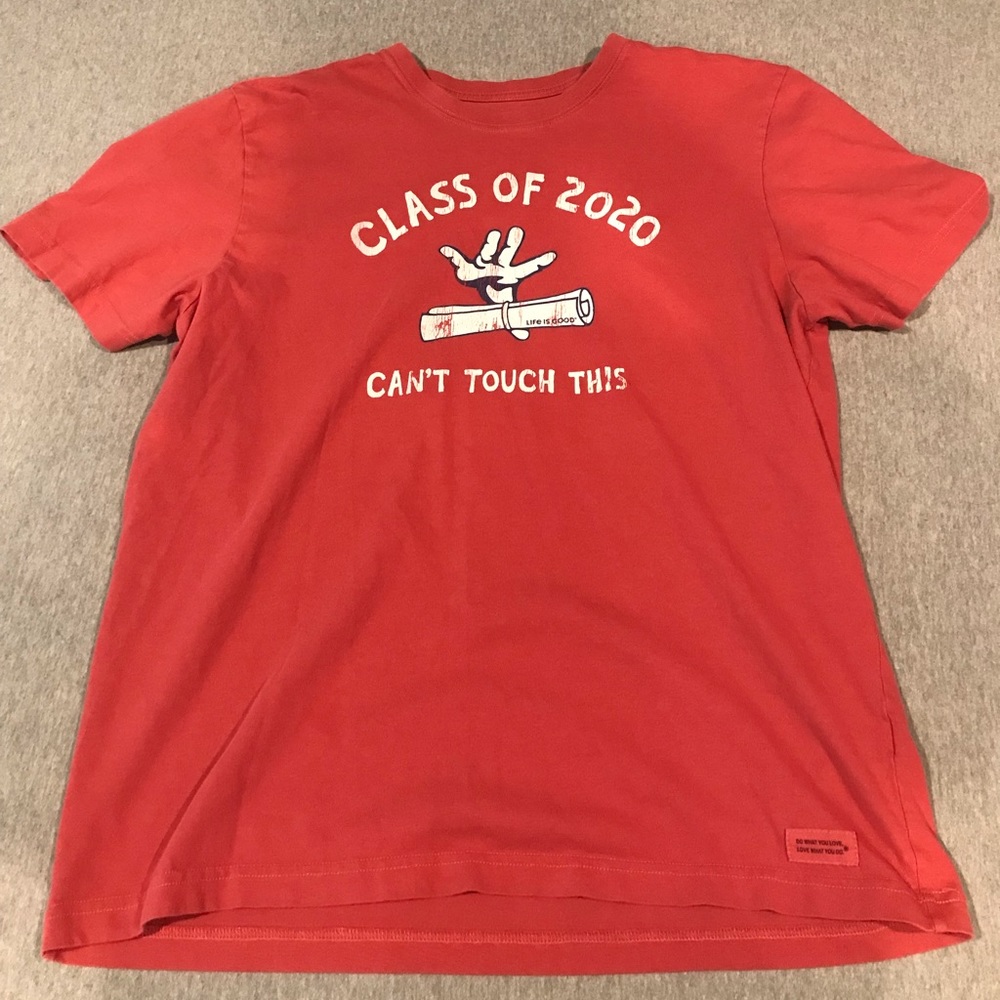 Red Life is Good Class of 2020 T-Shirt Men’s Large